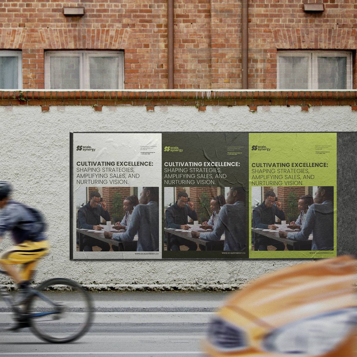 ScaleSynergy wall poster — brand campaign