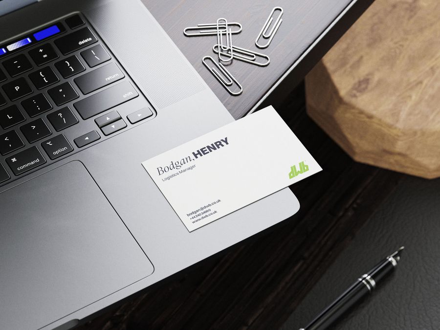 Business card front