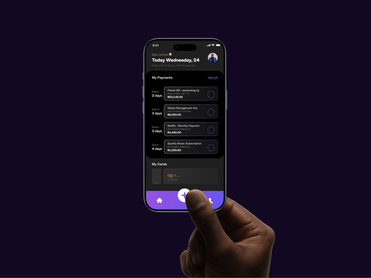 Payoo+ screens on iPhone Air