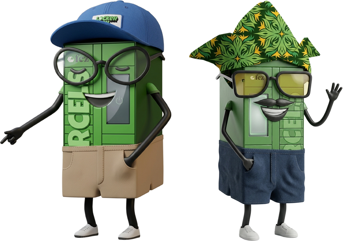 3D brand mascot characters