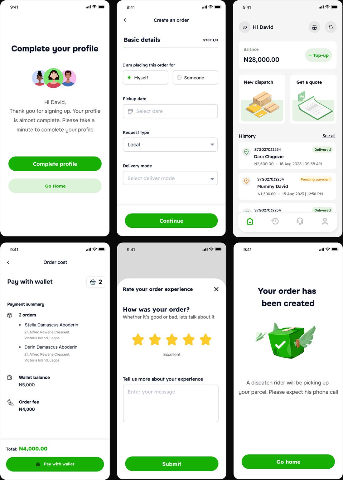 UI direction — app and website assets